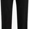 WE FASHION Pantalons En Toile Loosefit Pantalon Femme Noir