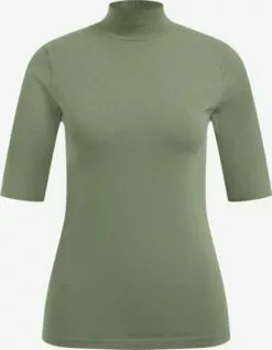 WE FASHION T-shirts T-shirt Femme Vert Foncé