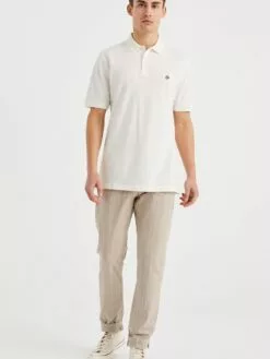 WE FASHION Polos T-Shirt Homme Blanc Cassé -WE FASHION Magasin En Ligne 331edebd967097baa47028fb2bd29e40
