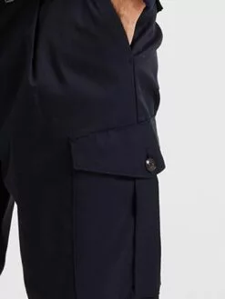 WE FASHION Pantalons Cargo Effilé Pantalon Cargo Homme Bleu Nuit -WE FASHION Magasin En Ligne 34a16107d109fe6395bea35c3b5b3800