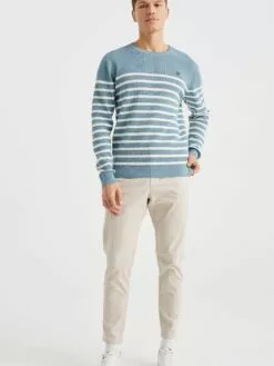 WE FASHION Pulls à Col Rond Pull-over Homme Bleu-gris -WE FASHION Magasin En Ligne 36693b662b6308ece3d1420cab46c65e