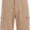 WE FASHION Shorts Cargo Regular Pantalon Cargo Homme Beige