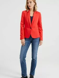 WE FASHION Blazers Classiques Blazer Femme Rouge Vif -WE FASHION Magasin En Ligne 3a152737be3106af100cd6a024ac05d4