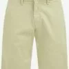 WE FASHION Shorts Chino Coupe Slim Pantalon Chino Homme Vert Pastel