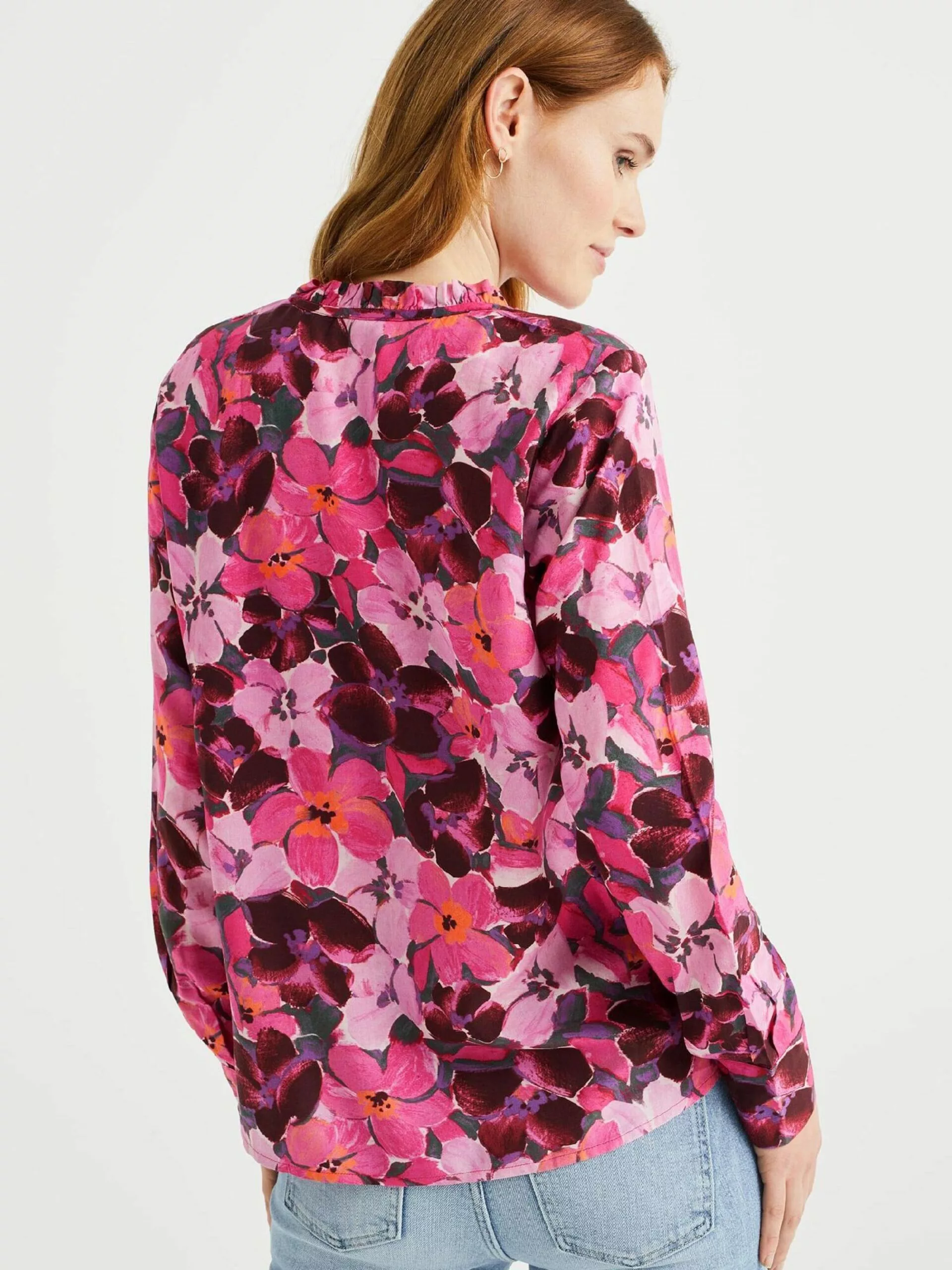 WE FASHION Chemisiers Chemisier Femme Rose Clair 3 WE FASHION Chemisiers Chemisier Femme Rose Clair – Image 3