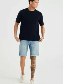 WE FASHION Pulls à Col Rond Pull-over Homme Bleu Foncé 8 WE FASHION Pulls à Col Rond Pull-over Homme Bleu Foncé -WE FASHION Magasin En Ligne 3f1a46a9b3bc90c8c089d090a8c03148