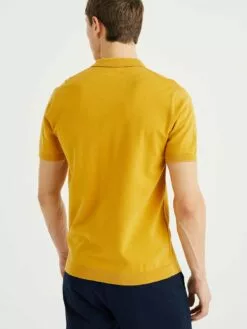 WE FASHION Polos T-Shirt Homme Moutarde -WE FASHION Magasin En Ligne 3f6b37b2b31673524ed10e588152deb7