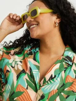 WE FASHION Blouses à Manches Courtes Chemisier Femme Vert Foncé 11 WE FASHION Blouses à Manches Courtes Chemisier Femme Vert Foncé -WE FASHION Magasin En Ligne 407ebe421b48dd7eaa3ed11e0448957c