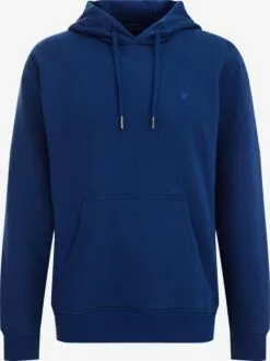 WE FASHION Sweats à Capuche Sweat-shirt Homme Bleu Cobalt
