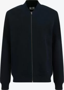 WE FASHION Sweats Zippés Veste De Survêtement Homme Bleu Foncé