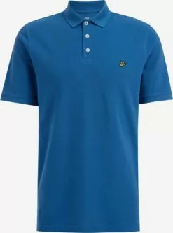WE FASHION Polos T-Shirt Homme Bleu Ciel