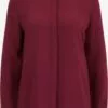 WE FASHION Chemisiers Chemisier Femme Bourgogne / Lie De Vin
