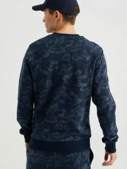 WE FASHION Sweatshirts Sweat-shirt Homme Bleu Fumé / Bleu Foncé -WE FASHION Magasin En Ligne 42cba31e7185eea31199235de73126ca