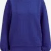 WE FASHION Sweats Sweat-shirt Femme Bleu Ciel
