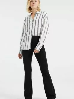 WE FASHION Pantalons En Toile évasé Pantalon Femme Noir 7 WE FASHION Pantalons En Toile évasé Pantalon Femme Noir -WE FASHION Magasin En Ligne 45013803307ce1a2a7fc4a72878fc20a