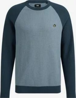 WE FASHION Pulls à Col Rond Pull-over Homme Jade / Vert Foncé