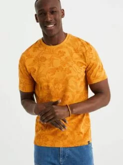 WE FASHION T-shirts T-Shirt Homme Moutarde 7 WE FASHION T-shirts T-Shirt Homme Moutarde -WE FASHION Magasin En Ligne 45d2d70ea613898fb8a50f543ebb5083