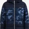 WE FASHION Vestes Dhiver Veste D’hiver Enfants Bleu-gris / Bleu Foncé