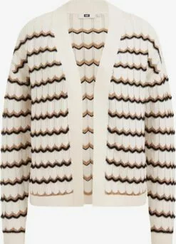 WE FASHION Gilets Cardigan Femme Ivoire