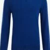 WE FASHION Pulls à Col Rond Pull-over Homme Bleu Cobalt