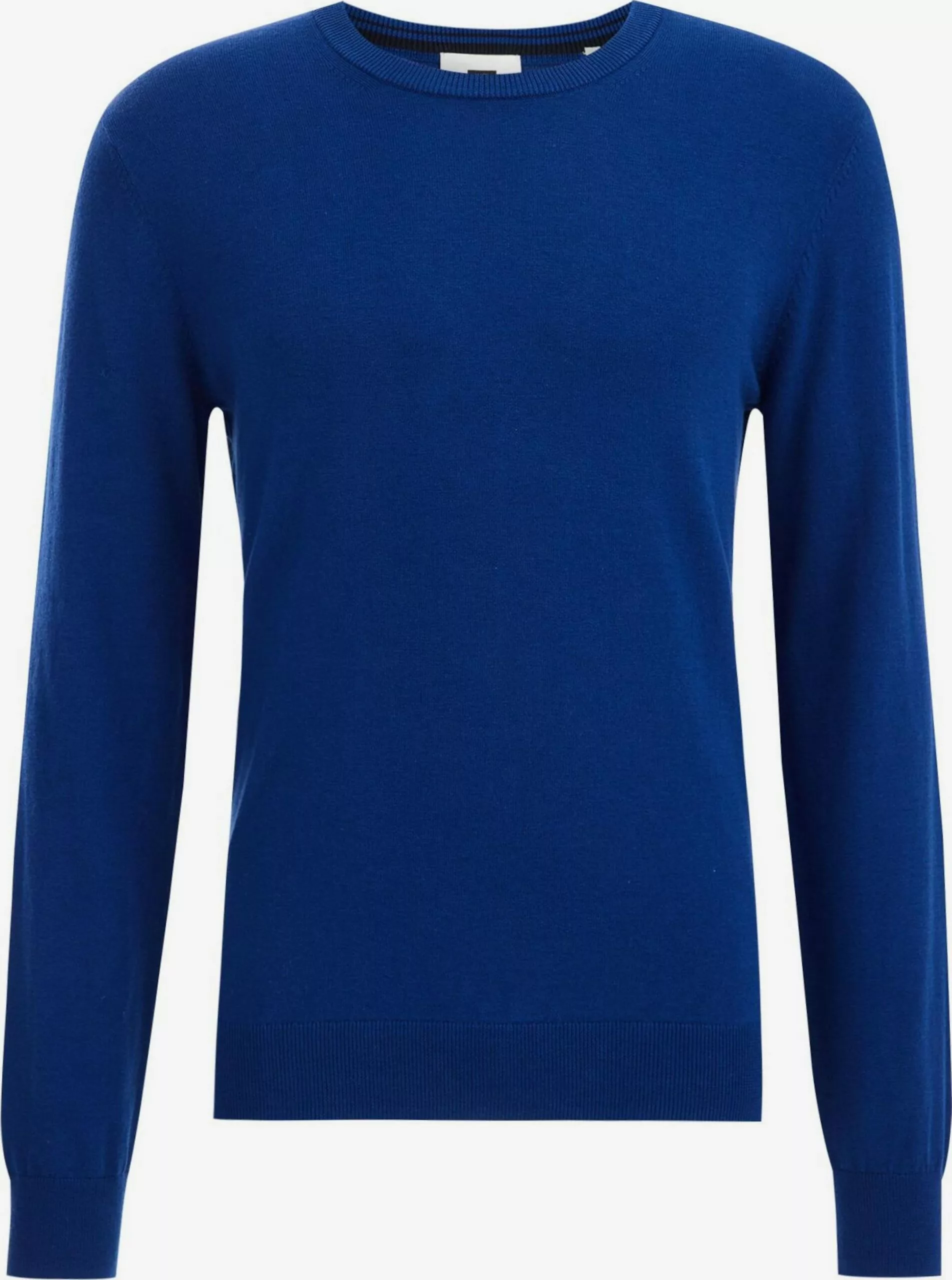 WE FASHION Pulls à Col Rond Pull-over Homme Bleu Cobalt 1 WE FASHION Pulls à Col Rond Pull-over Homme Bleu Cobalt