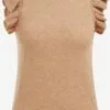 WE FASHION T-shirts T-shirt Femme Beige