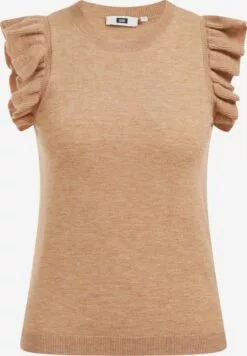 WE FASHION T-shirts T-shirt Femme Beige