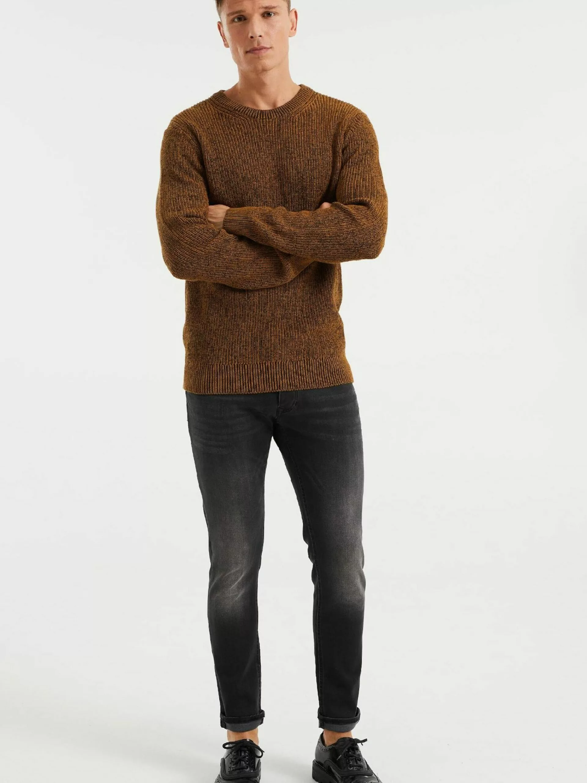 WE FASHION Slim Coupe Slim Jean Homme Noir 2 WE FASHION Slim Coupe Slim Jean Homme Noir – Image 2