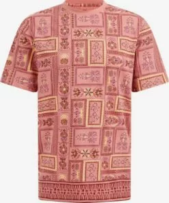 WE FASHION T-shirts T-Shirt Homme Rose Ancienne