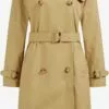 WE FASHION Trenchs Manteau Mi-saison Femme Noisette