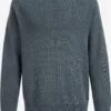 WE FASHION Pulls à Col Rond Pull-over Homme Bleu-gris