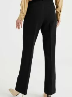 WE FASHION Pantalons Regular Pantalon à Plis Femme Noir -WE FASHION Magasin En Ligne 4f43a3896b93692f73dc9de511c1191b