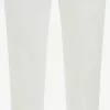 WE FASHION Pantalons Coupe Slim Pantalon à Plis Femme Blanc