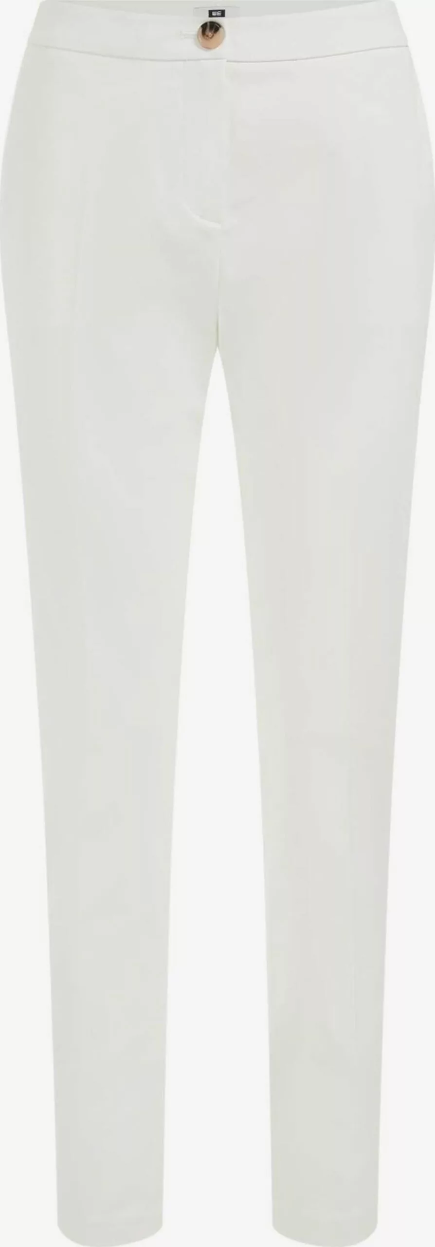 WE FASHION Pantalons Coupe Slim Pantalon à Plis Femme Blanc 1 WE FASHION Pantalons Coupe Slim Pantalon à Plis Femme Blanc