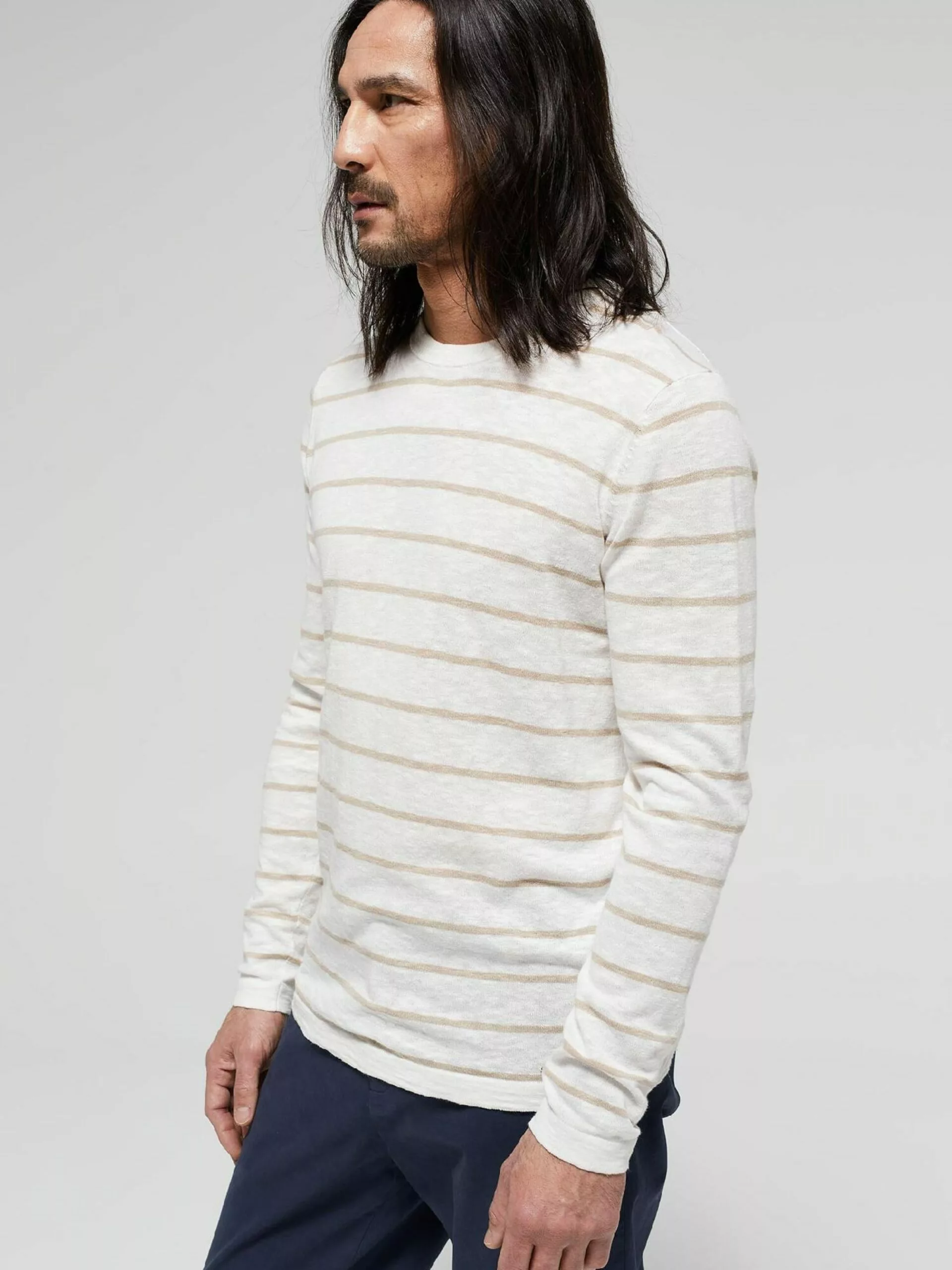 WE FASHION Pulls à Col Rond Pull-over Homme Blanc 2 WE FASHION Pulls à Col Rond Pull-over Homme Blanc – Image 2