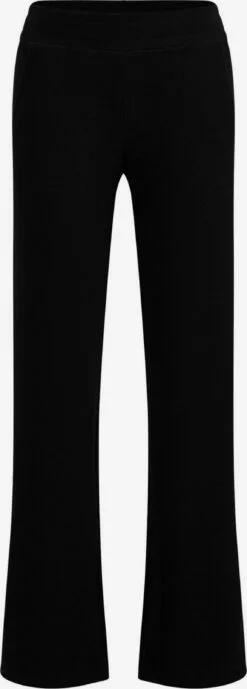 WE FASHION Pantalons En Toile Loosefit Pantalon Femme Noir