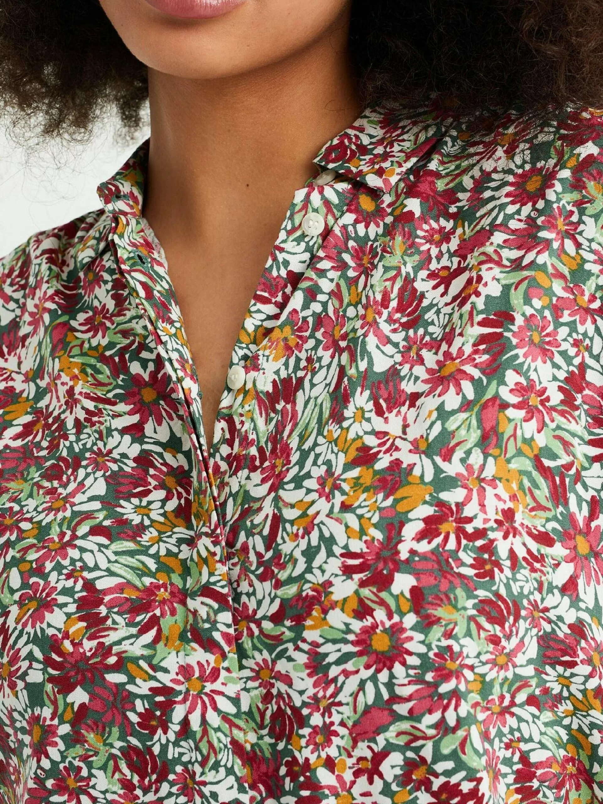 WE FASHION Blouses à Manches Courtes Chemisier Femme Mélange De Couleurs 5 WE FASHION Blouses à Manches Courtes Chemisier Femme Mélange De Couleurs – Image 5