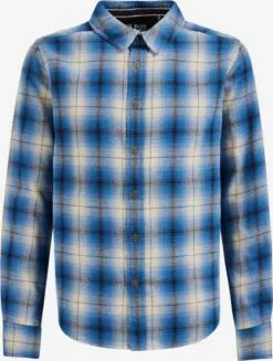 WE FASHION Chemises Coupe Slim Chemise Enfants Bleu