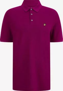 WE FASHION Polos T-Shirt Homme Violet