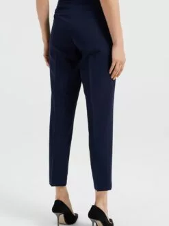 WE FASHION Pantalons Regular Pantalon à Plis Femme Bleu Foncé -WE FASHION Magasin En Ligne 577e01e93fe2a8da0e19dbe431d5bd5b