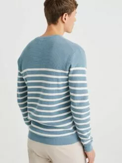 WE FASHION Pulls à Col Rond Pull-over Homme Bleu-gris -WE FASHION Magasin En Ligne 584605b9581d03c20fab0fa4643d947d