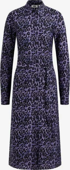 WE FASHION Robes Fluides Robe-chemise Femme Violet