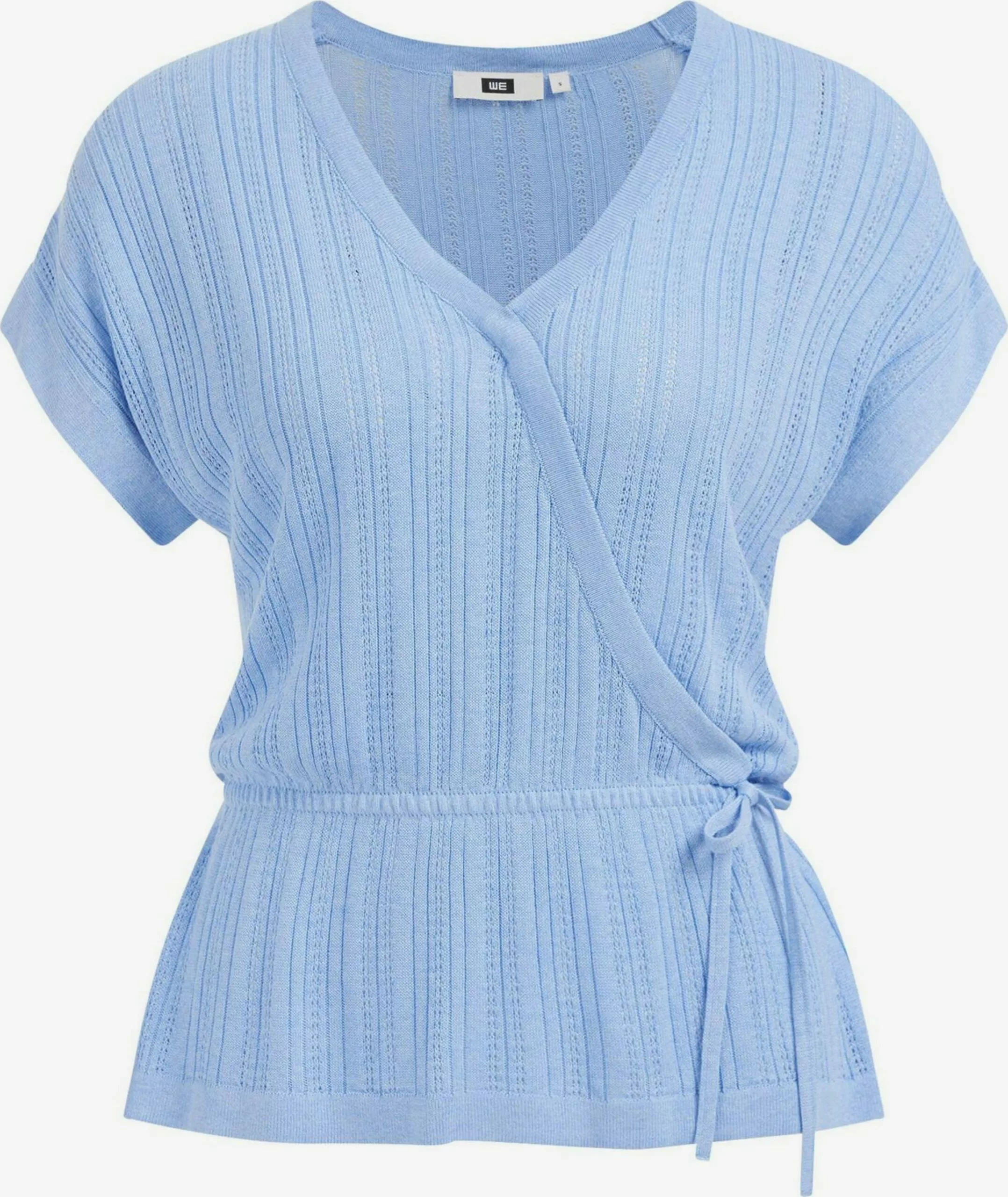 WE FASHION Pulls Maille Fine Pull-over Femme Bleu Clair 1 WE FASHION Pulls Maille Fine Pull-over Femme Bleu Clair