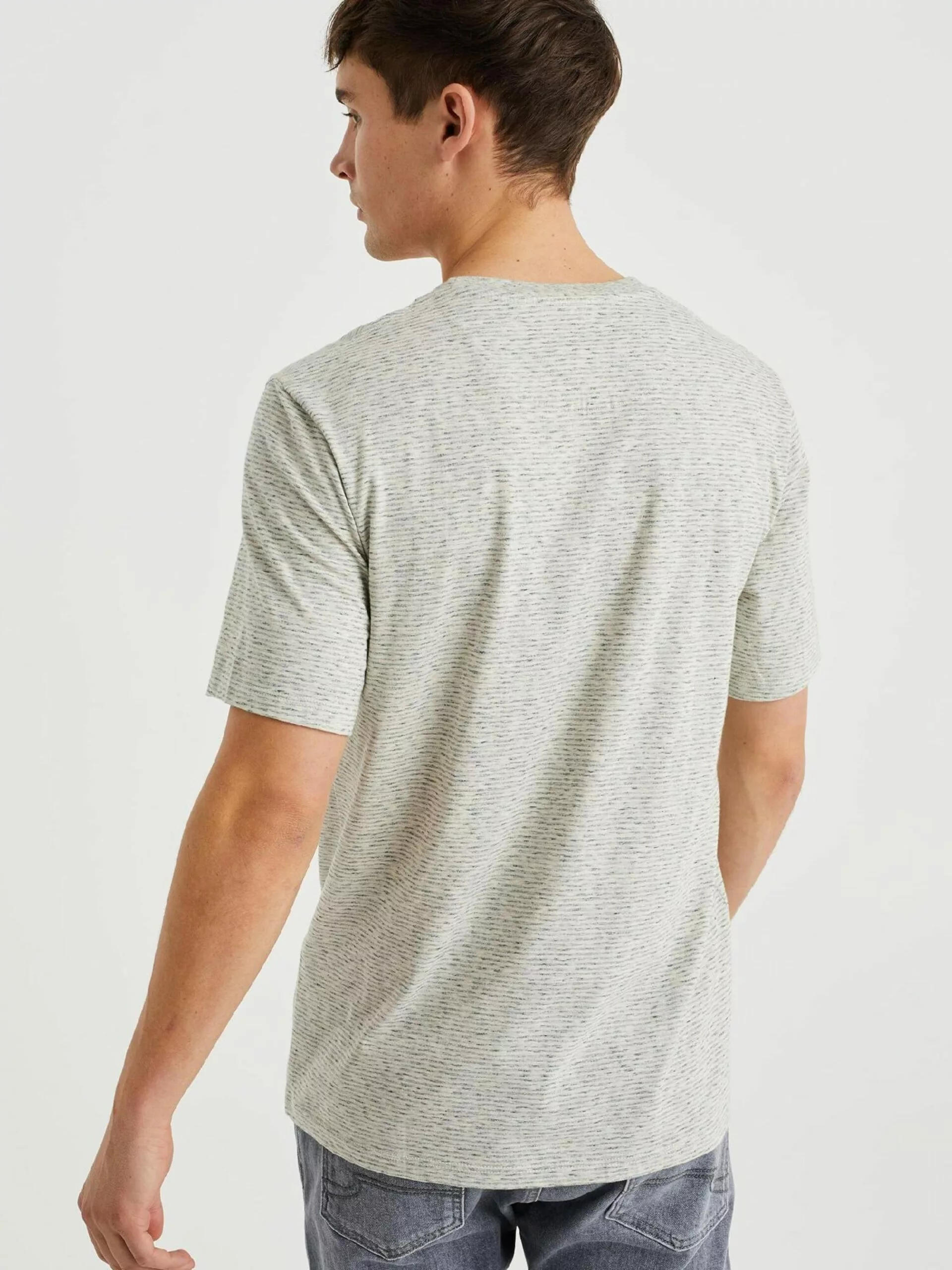 WE FASHION T-shirts T-Shirt Homme Sapin 3 WE FASHION T-shirts T-Shirt Homme Sapin – Image 3