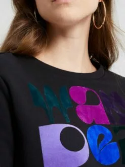 WE FASHION Sweats Sweat-shirt Femme Noir -WE FASHION Magasin En Ligne 5b44cc4a73a7cdd283867b64f290403d