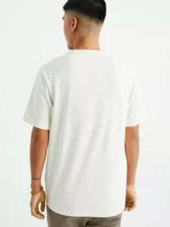 WE FASHION T-shirts T-Shirt Homme Ivoire -WE FASHION Magasin En Ligne 5da63d6580747d5b76ed999b26c7a5bf