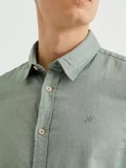 WE FASHION Chemises Décontractées Coupe Slim Chemise Homme Vert Pastel -WE FASHION Magasin En Ligne 611d209b4e46b6e49cf6a10bbbd6acab