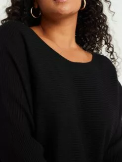 WE FASHION Pulls Basiques Pull-over Femme Noir 7 WE FASHION Pulls Basiques Pull-over Femme Noir -WE FASHION Magasin En Ligne 6123a9ae2ff33ca2c070df8018fb10d4