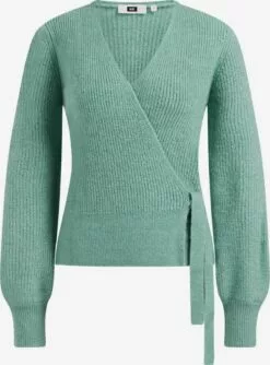 WE FASHION Gilets Cardigan Femme Vert