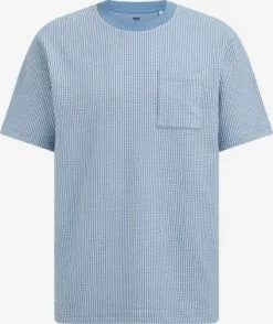 WE FASHION T-shirts T-Shirt Homme Bleu Fumé